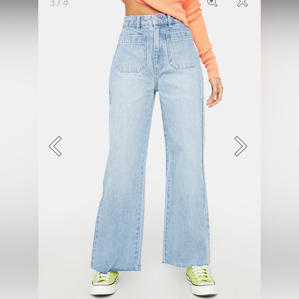 Rolla’s Sailor jeans in city bleach jeans size 31”